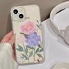 Чехлы для мобильных телефонов iPhone 11 13 15 Pro Max 12 14 Pro Max Чехол для iPhone 16 15 Plus 13 Pro 12 Матовая текстура с рисунком в виде мультяшных цветов