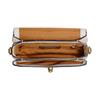 COACH Cassie 19 C Buckle Flap Pebbled Leather Messenger Bag Hand Shoulder Crossbody Bag Small Women's White