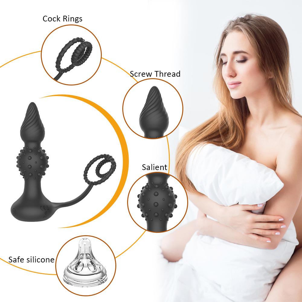 Новый мужской массажер простаты, 10 скоростей, вибратор, секс-игрушки, мужской мастурбатор, анальная пробка, товары для взрослых, секс-игрушки для пар