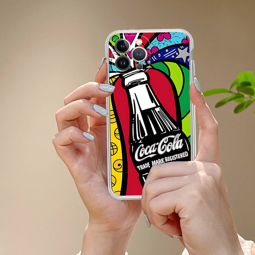 Hot C-Coca Drinks C-Cola Phone Case For IPhone 17 16 14 11 12 13 15 Pro Max 14 Plus 17 Air Cover