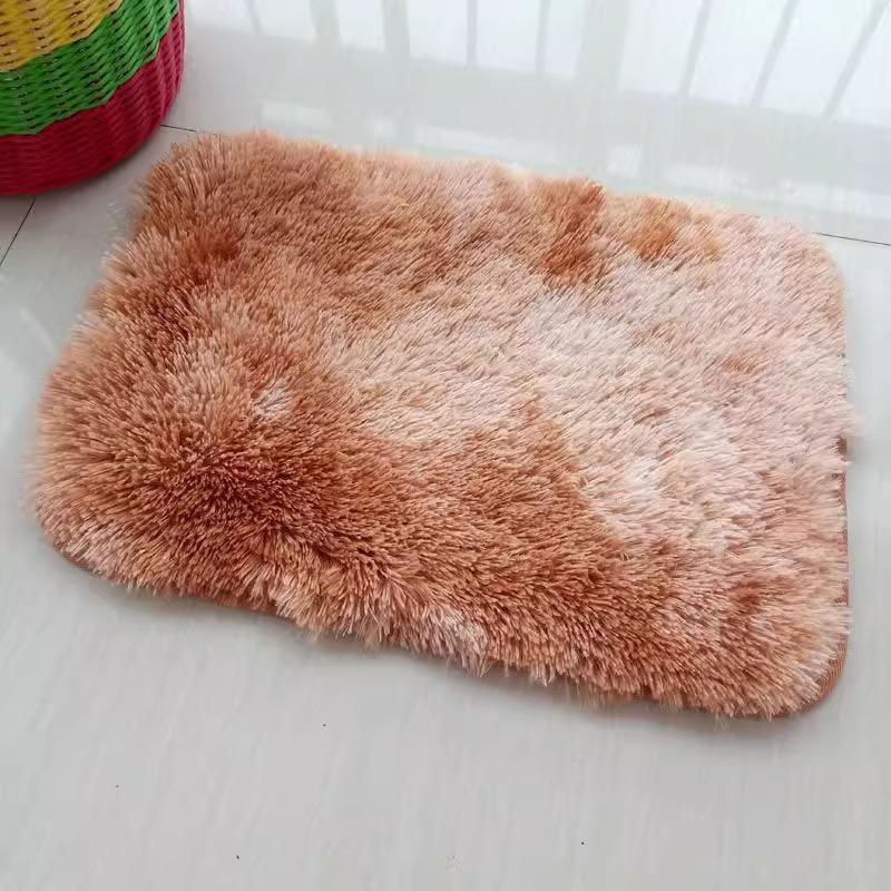 Толстый ковер с длинным ворсом в скандинавском стиле: Коврик с полным покрытием для гостиной, спальни или прикроватной тумбочки - грязеотталкивающее одеяло.