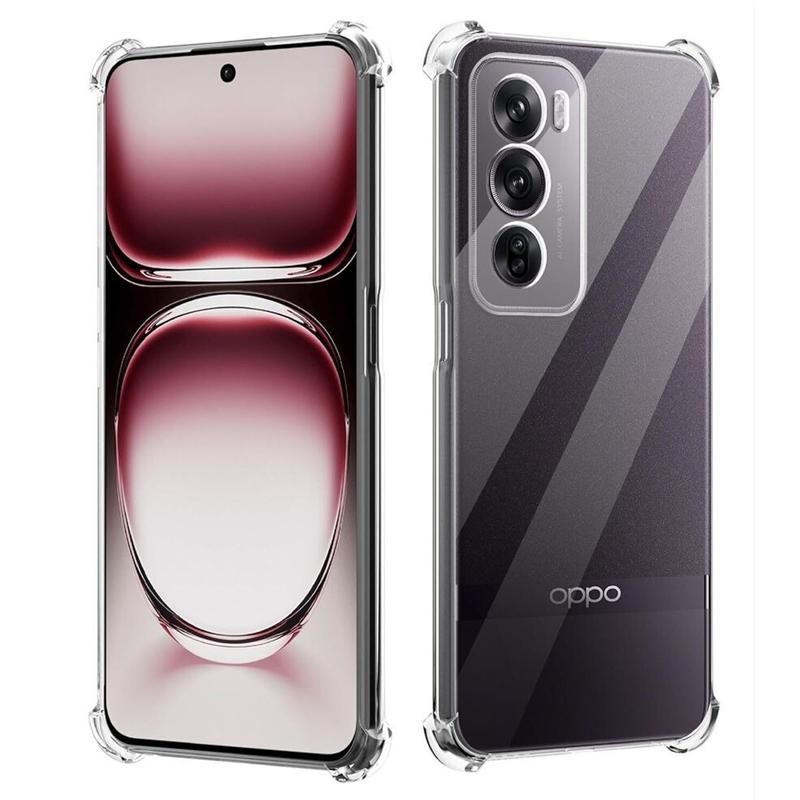 Ударопрочный градиентный чехол из ТПУ с усиленными углами для OPPO Reno 12 Pro G Reno 11 11F Reno12 Защитная крышка Fundas Coque Capa