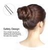 50/100 PCS  U Shaped Hair Pins Curly Wavy Grips Hairstyle Round Toe Ballet Hair Bobby Accessories Net Grips for Women Lady Girls