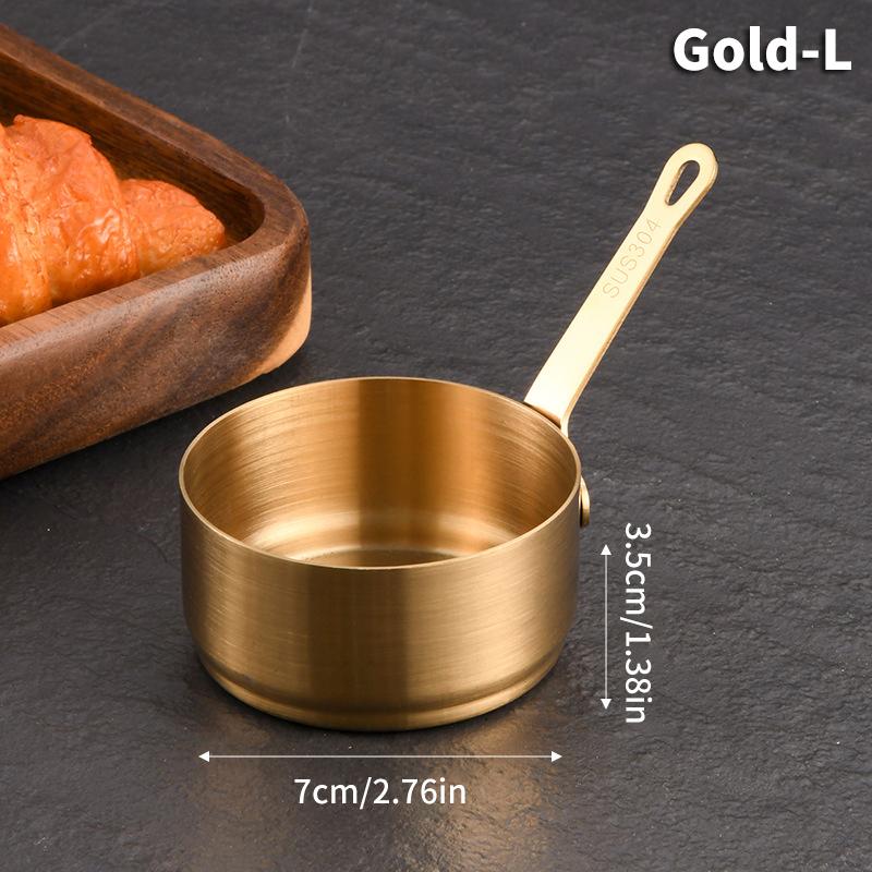 304 Нержавеющая сталь Соусник Стаканчик С Ручкой Мини Соусник Для Вечеринки Банкета Пикника Соус Приправы Чаши Главная