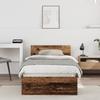 VidaXL Bed Frame Without Mattress with Antique Wood Headboard 90x190 Cm 871657