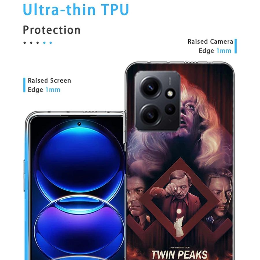 Twin Peaks Fire Walk With Me Phone Case For Redmi Note 14 15 Pro 5G 13 12 Pro Plus 11 11T 11E 11S 10 Pro 10S 9 9S Cover Cell Cle