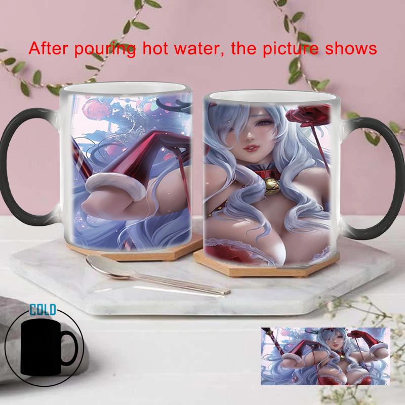 Кружки сексуальной красоты High Praise BSKT-002 Drinkware Anime Mug Custom Cup Coloring Cups Фарфоровые кружки Бесплатная доставка Coffee Bar