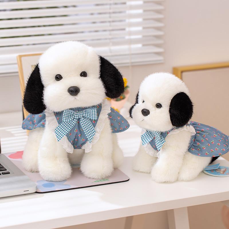 Dog Wear Clothes Plush Toy Cute Cartoon Stuffed Animal Doll Kids Gift Birthday