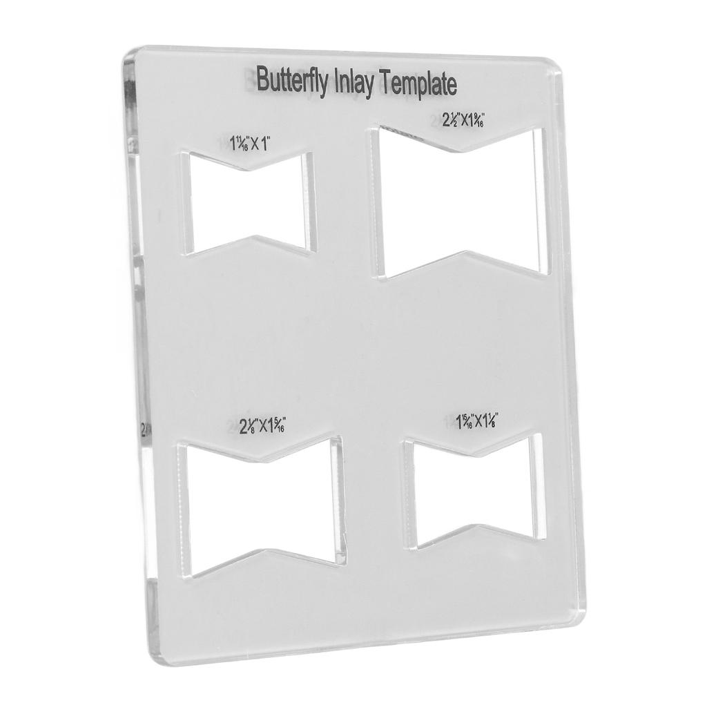 Шаблон для инкрустации бабочкой Акриловый шаблон для фрезера-бабочки для деревообработки Ремонт мебели Усиление