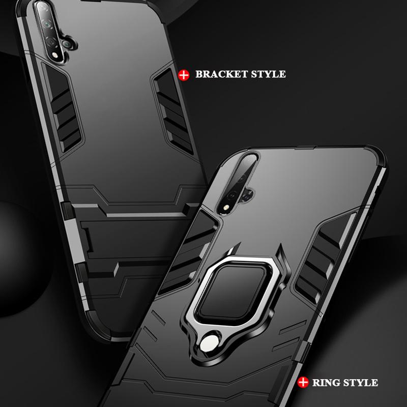 Чехол-кольцо Armor для Huawei P50 Pro Honor 20 7A 7C 10i 20i 10 10X Lite 9X Global Play 6X 8A 8S 8X V10 V20 V30 Чехол для телефона Coque
