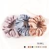 19 Momme Silk Hair Band with Butterfly Embroidery – 4.5cm Large Satin Mulberry Silk Scrunchie
