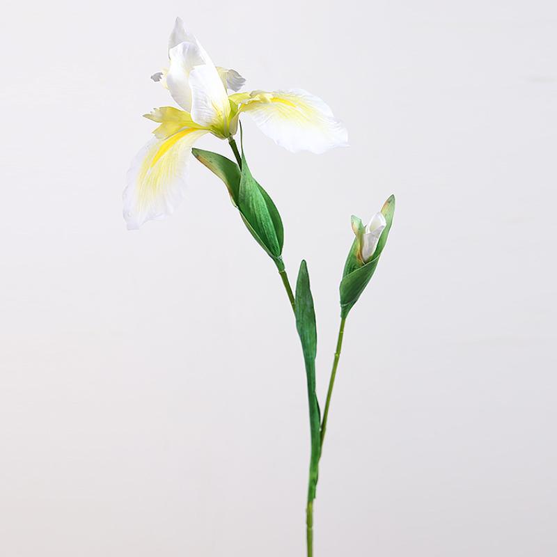 1PC Wedding Decoration Fake Flowers Flower Arrangement 2 Heads Silk Home Decor Iris Flower Branch Iris Flores Artificial Flower