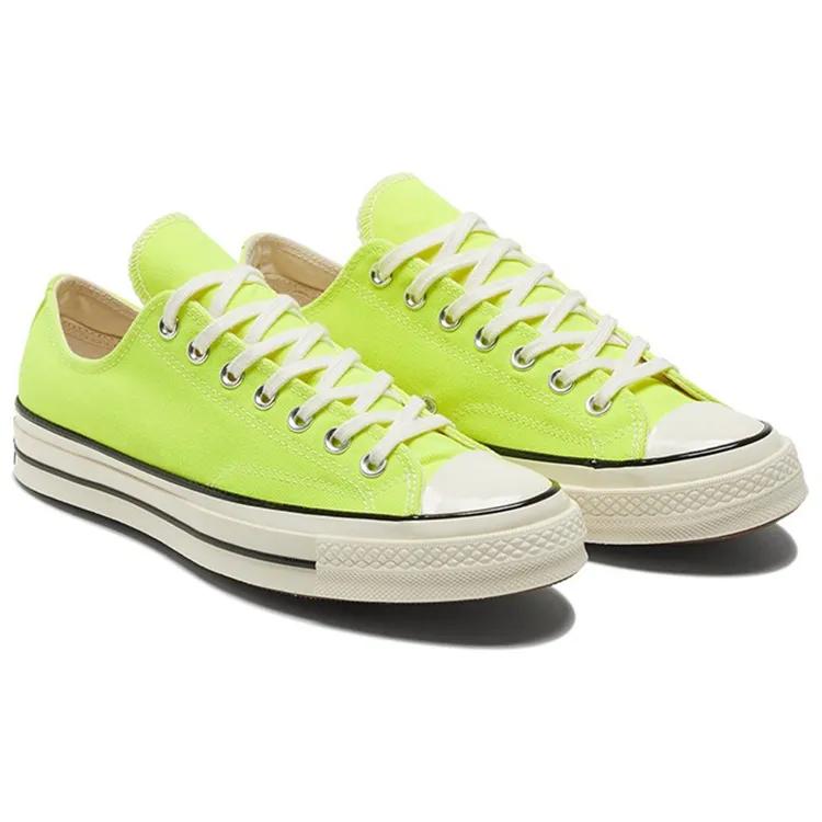 Converse Chuck 70 Vintage Canvas Low 'Venom Lemon' (Unisex) Lemon Venom / Egret / Egret Canvas Shoes 169344C