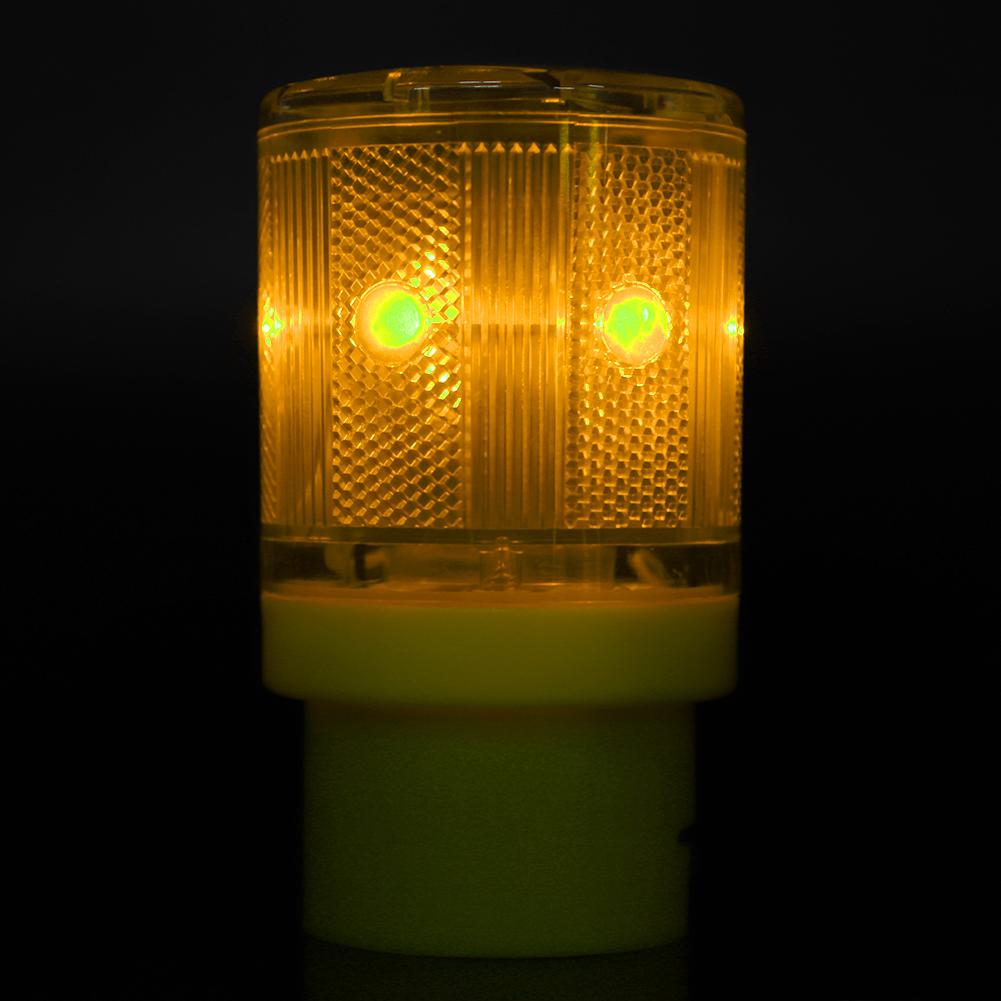 Мигающий светодиодный предупредительный сигнальный светильник на солнечной энергии, аварийная охранная сигнализация, стробоскопическая лампа