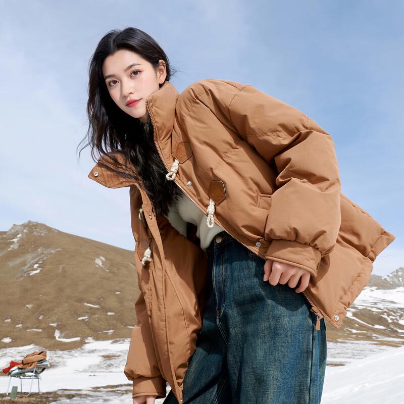 Sancai 2025 Winter Plus Size 90% Duck Down Puffer Jacket with Fox Fur Collar