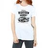 Женская/женская хлопковая футболка бойфренда Hudson Hornet