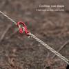 10 Pcs Aluminum Alloy Tent Rope Buckle Tent Fastener Tensioner Guyline Cord Adjuster Camping Accessories Durable