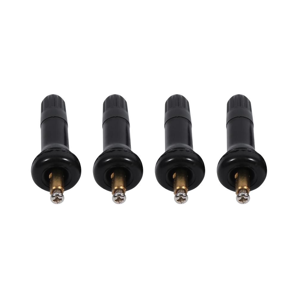 4Pcs TPMS Rubber Snap in Valve Stems Tire Pressure Monitoring System Anti explosion Car Accessories for Stem Caps1