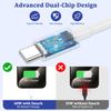 1-3Set 20W US USB C Port Fast Charger For iPhone 15 16 Pro Max Plus 3.3 Ft/1M USB C To Type-C Fast Charging Cable Accessories