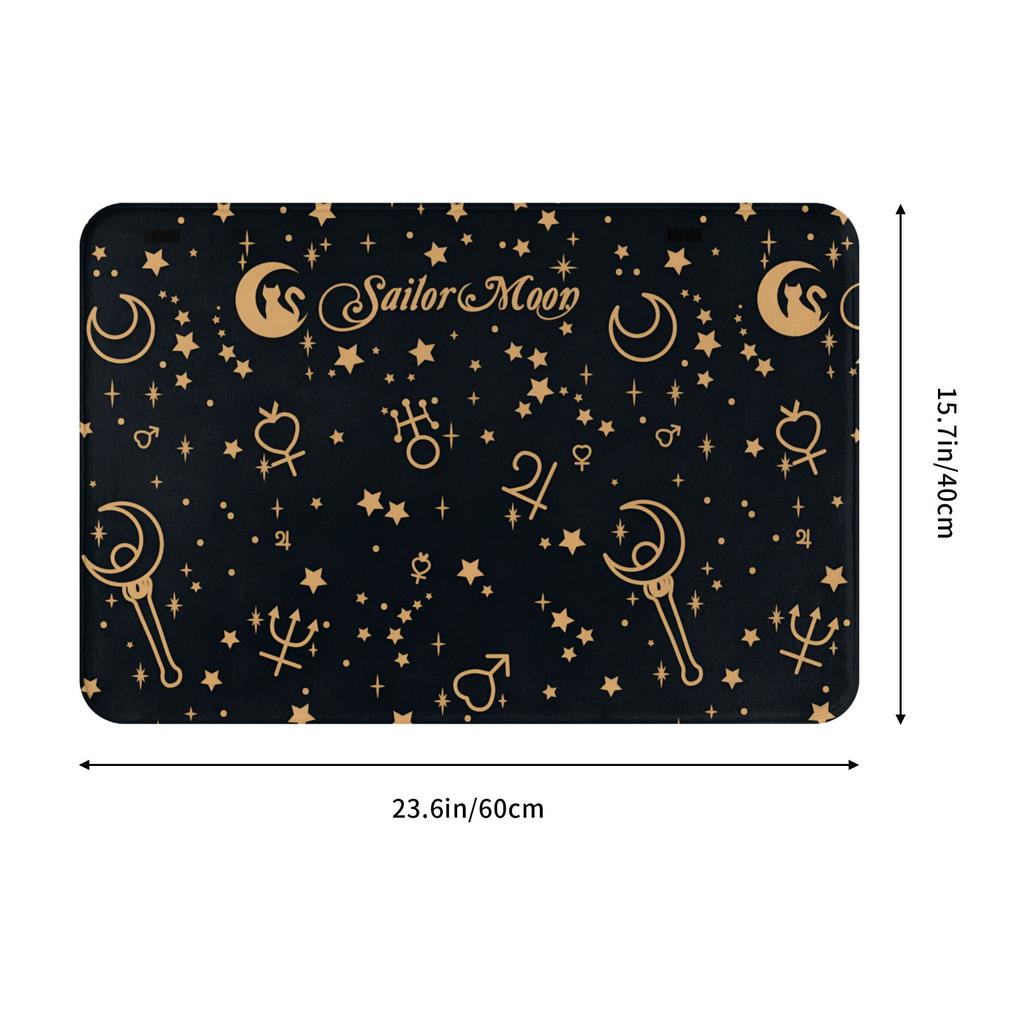 Anime Sailors Moons Doormat Anti-Slip Entrance Bathroom Kitchen Floor Door Mat  Garage Rug Carpet Footpad
