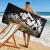 Fiery majestic lion design Print beach towel, quick drying, suitable for travel, outdoor sports, jogging, the beach and swimming, gift