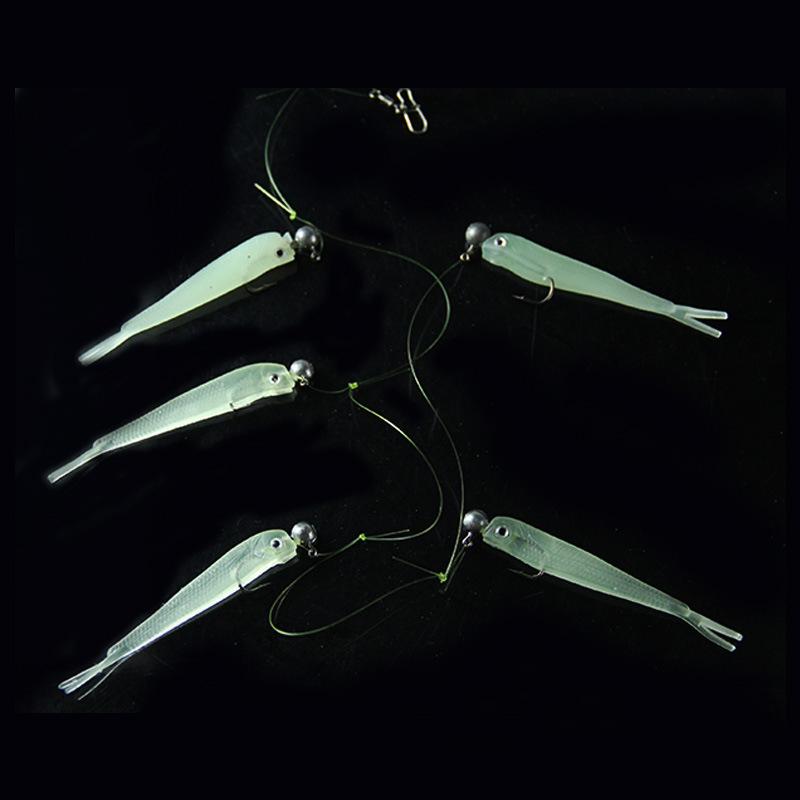Набор Приманок Кластер Мягкая Приманка Рыболовная Приманка Pesca Jig Head T Tail Wobbler Metal Fish Sea Bass Leurre Tackle Swim Cast Bait