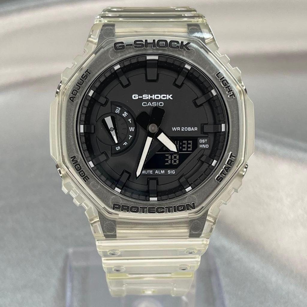 Б/у CASIO G-SHOCK GA-2100SKE Скелетные Прозрачные CasiOak Ана-Диджи