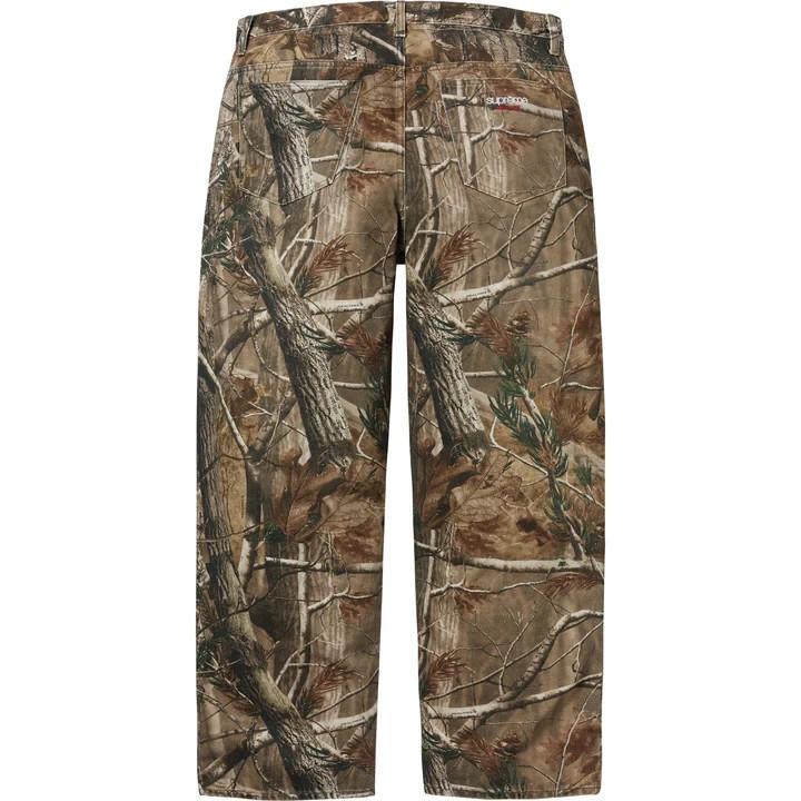 Supreme Широкие джинсы (25FW) Камуфляж Realtree AP