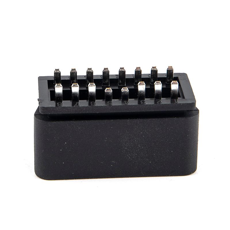 Автомобильный разъем 12 В 16-контактный разъем для диагностического инструмента, разъем для подключения разъема