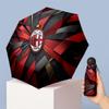 AC Milan Рисунок Печатный Мини 5 Сложений 8 Спиц Компактный Зонт Ветрозащитный Водонепроницаемый Легкий Портативный Складной