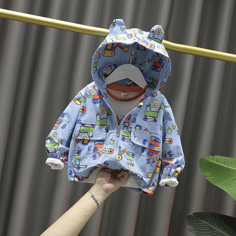 Модный детский ветрозащитный плащ в корейском стиле: Модная куртка для мальчиков и девочек на весну/осень 2023