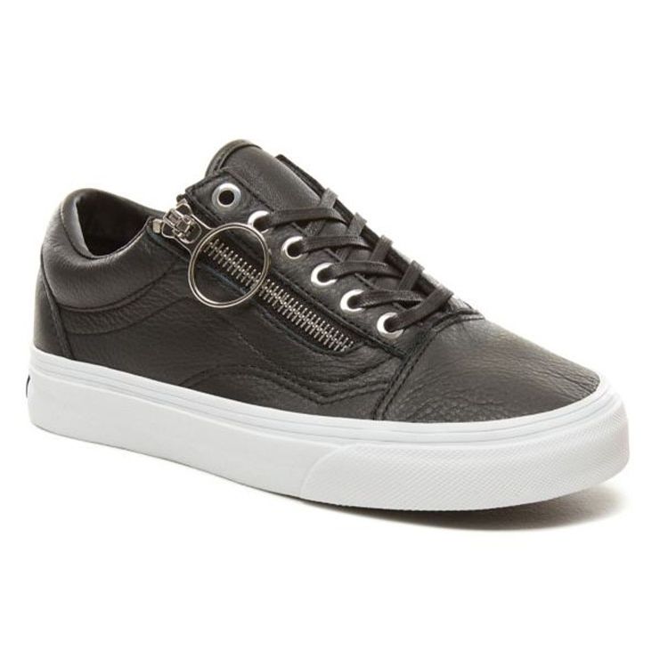 Vans Old Skool Zip Low Top Casual Skate Shoes Women Sneakers Black VN0A3493UB8