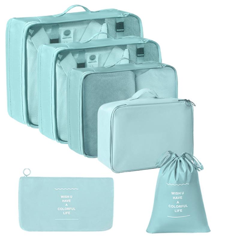 6/7/8/9/10 шт. Набор дорожных органайзеров для хранения сумок для чемоданов, набор кубиков, чехлов, переносных чемоданов, одежды, обуви, аккуратных складных мешочков