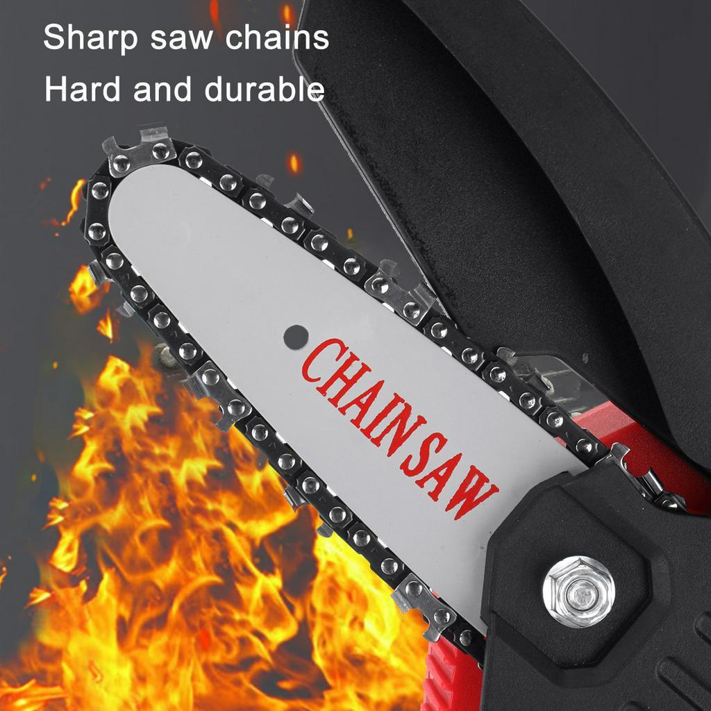 Мини-электропила 24 В, портативная аккумуляторная цепная пила, кусторезы для деревообработки, садовые инструменты, аккумуляторная цепная пила