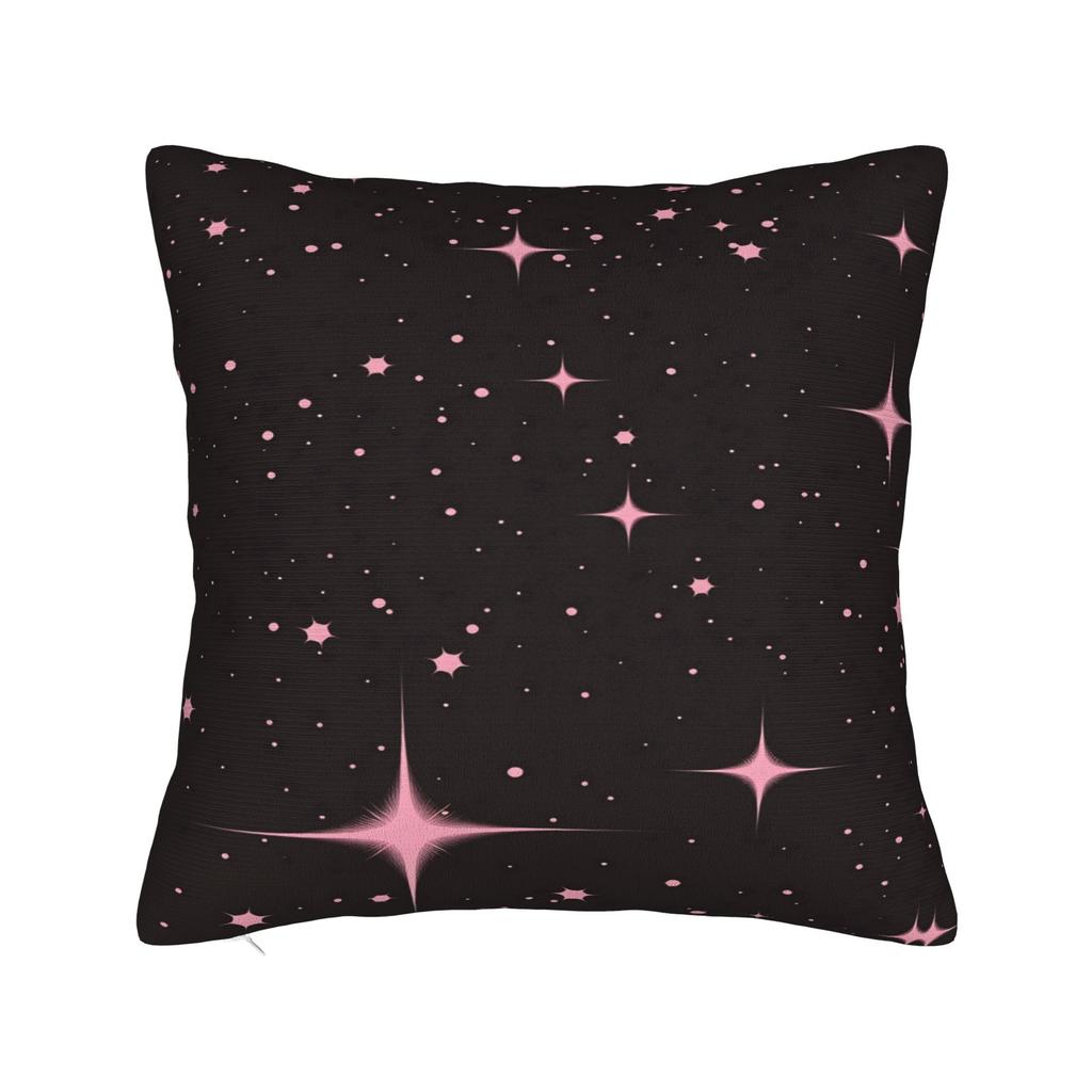 Black&Pink Colors Art Pillow Case Kawaii Pillow Cover Custom Pillowcases For Sofa Home Decor
