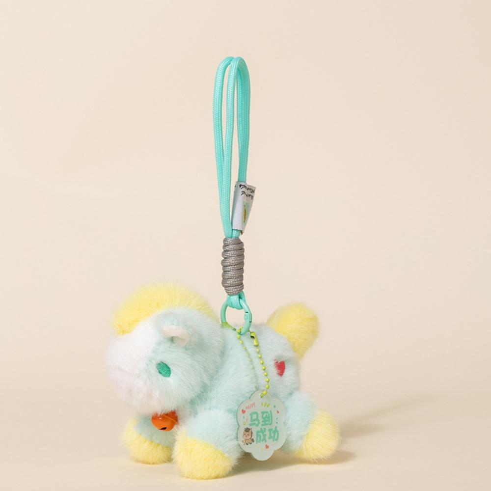 Soft Stuffed Pony Plush Pendant Multi-color Plush Keychain Keyring Holder Lucky Pony For Kids