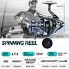 Saltwater Sea Fishing Reel 10000 Series Trolling Fishing Reel 10+1BB Spinning Fishing Reels