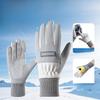 Women's Plus Velvet Gloves for Cold Protection and Warm Touch Screen Non Slip Windproof Waterproof Outdoor Skiing and Cycling Winter Warm Gloves