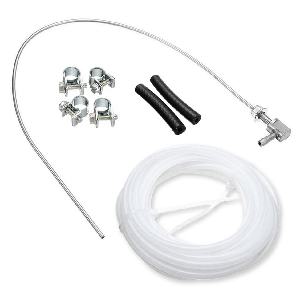 Car Heater Fuel Stand Pipe Hose Gas Tank Pick up Clip Pipe Tube Line with 4 Clamps For Webasto Eberspacher VW T5 T6