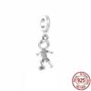 925 Sterling Silver Little Girl And Little Boy Dangle Charm Beads Fit Sweet Fasion Bracelet Bangle Diy Jewelry Gift