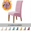 High Back Universal Dining Chair Cover Stretch Velvet Chair Covers Long Back Chairs Seat Covers For Dining Room Kitchen Office