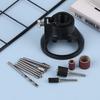 Guide Attachment Twist Drill Bit Rotary Router Milling Cutter Wood Carving Tool Kit Dedicated Locator Woodwork Tool For Dremel