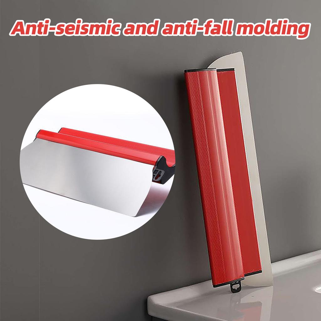 Валик для нанесения штукатурки Uprgades с ручкой, эффективный стальной валик для нанесения штукатурки для равномерного распределения шпатлевки