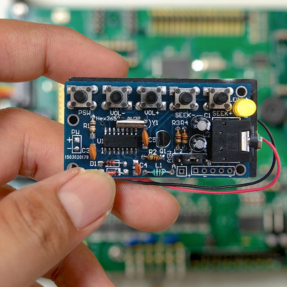 Беспроводной стерео FM-радиоприемник, модуль печатной платы, набор для самостоятельного радиоприемника 76 МГц-108 МГц, электронные наборы FM «сделай сам»