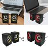 Desktop Computer Speakers System USB Connection Space Saving Small Speakers Big Q Egg Subwoofer