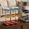 Large Capacity Wavy Multi-layer Finishing Rack Anti-Fall Water Cup Holder Cup Storage Rack  Office