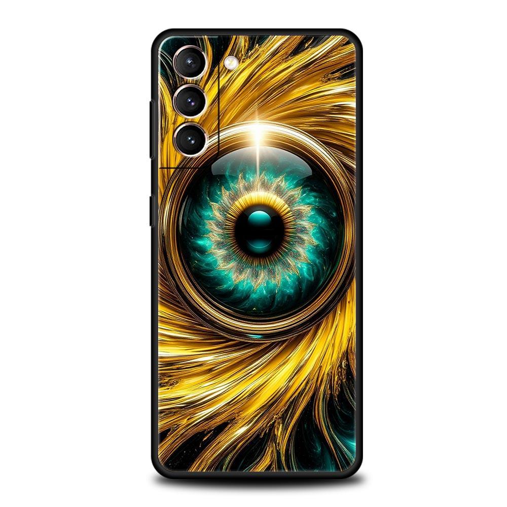 Модные ресницы Глаза Чехол для телефона Samsung Galaxy S26 S25 S24 S23 S22 S20 S21 FE Ultra S25 Edge Plus 5G Мягкий ТПУ Чехол Capas