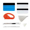 Car Film Wrap Tool Kit Vinyl Spatula Scraper Cutter for Vehicle Window Tint Car Accessories Wrapping Tools Squeegee Set