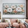 2022 Original White Elegant Rose Peony Art Canvas Painting Nordic Flower Posters And Prints Wall Pictures For Living Room Decor
