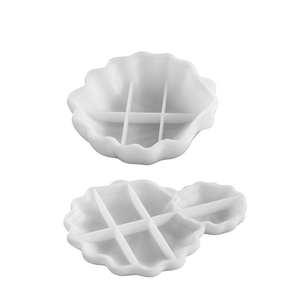 Практичная силиконовая форма в виде морской раковины для литья смолы, блюдо, форма для эпоксидной смолы для уникальных домашних украшений и художественного творчества